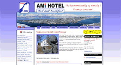 Desktop Screenshot of amihotel.no